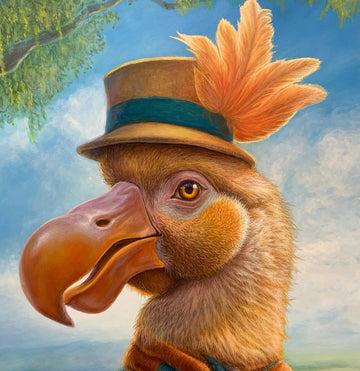 Preview of The Dodo Oil Painting (and studies)