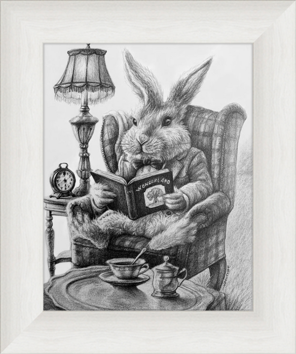 The White Rabbit (Drawing) Art Print