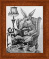 The White Rabbit (Drawing) Art Print