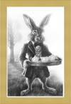 The March Hare (Drawing) Art Print