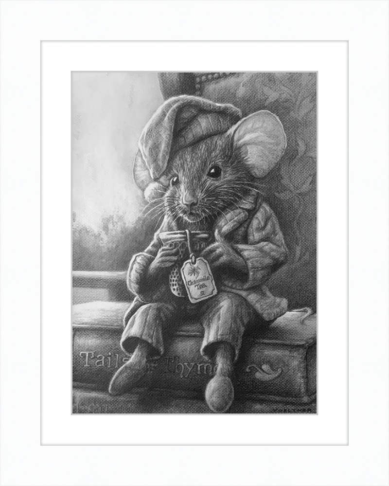 The Dormouse (Drawing) Art Print