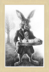 The March Hare (Drawing) Art Print