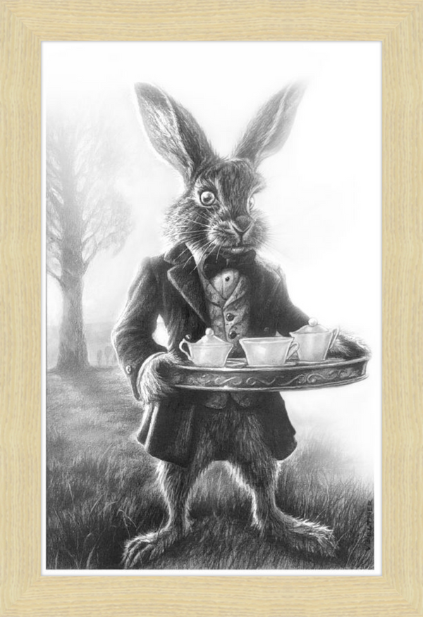 The March Hare (Drawing) Art Print