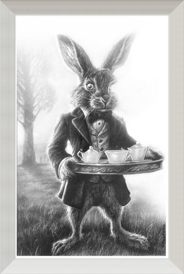 The March Hare (Drawing) Art Print