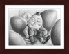 Humpty Dumpty (Drawing) Art Print