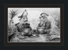 The Footmen (Drawing) Art Print