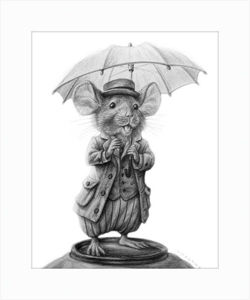The Mouse (Drawing) Art Print