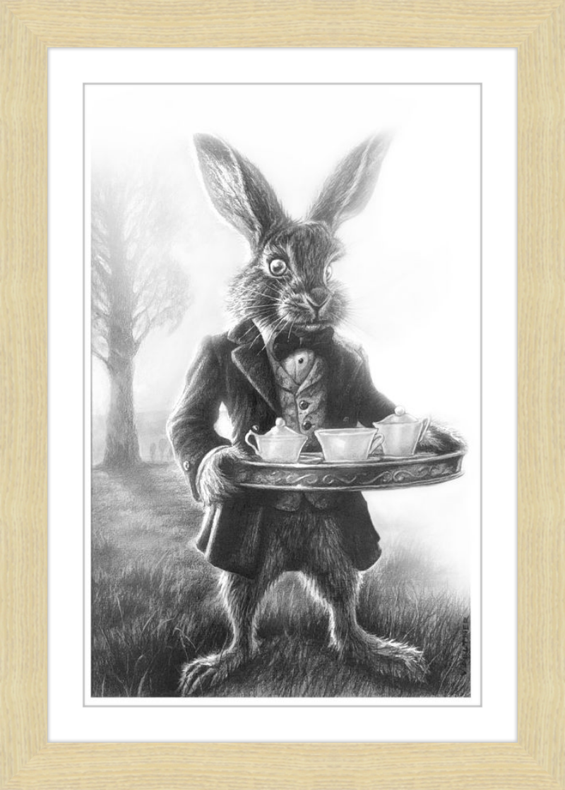 The March Hare (Drawing) Art Print