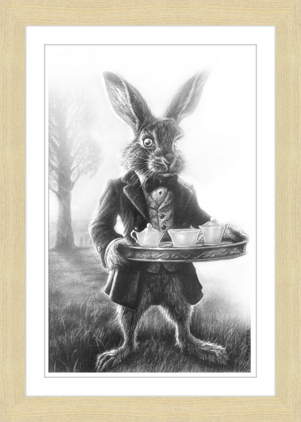 The March Hare (Drawing) Art Print