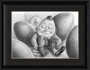 Humpty Dumpty (Drawing) Art Print