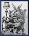 The White Rabbit (Drawing) Art Print