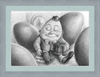 Humpty Dumpty (Drawing) Art Print
