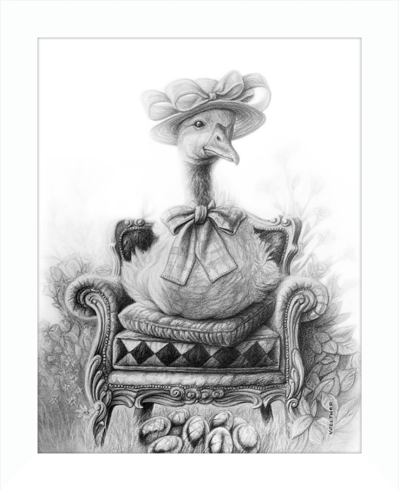 The Goose (Drawing) Art Print