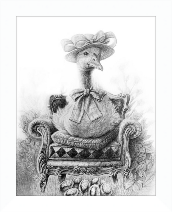 The Goose (Drawing) Art Print