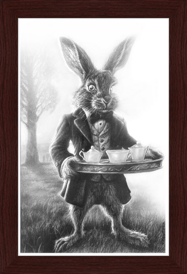 The March Hare (Drawing) Art Print