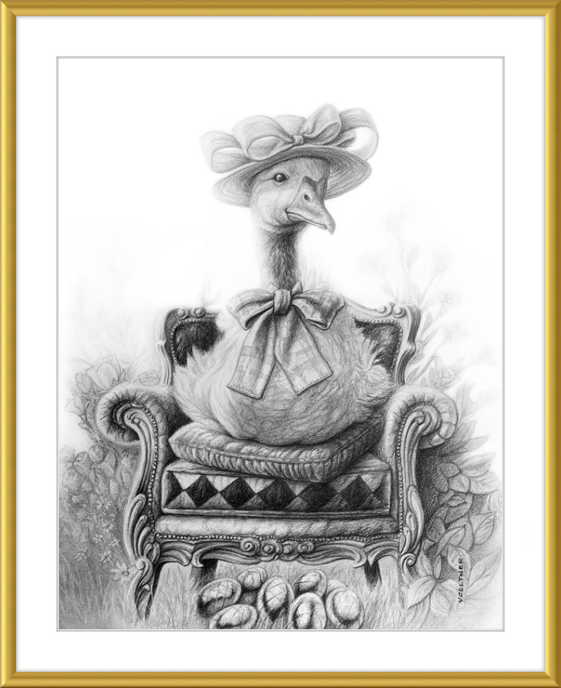 The Goose (Drawing) Art Print