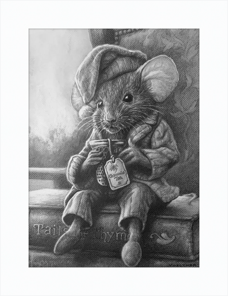 The Dormouse (Drawing) Art Print