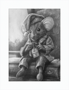 The Dormouse (Drawing) Art Print