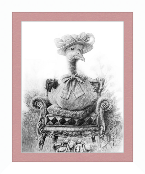 The Goose (Drawing) Art Print