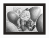 Humpty Dumpty (Drawing) Art Print