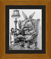 The White Rabbit (Drawing) Art Print