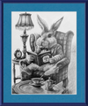 The White Rabbit (Drawing) Art Print