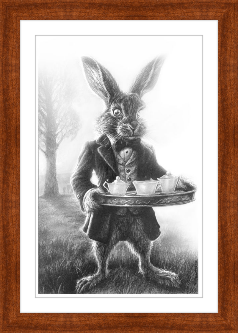 The March Hare (Drawing) Art Print