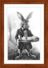 The March Hare (Drawing) Art Print