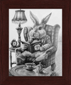 The White Rabbit (Drawing) Art Print