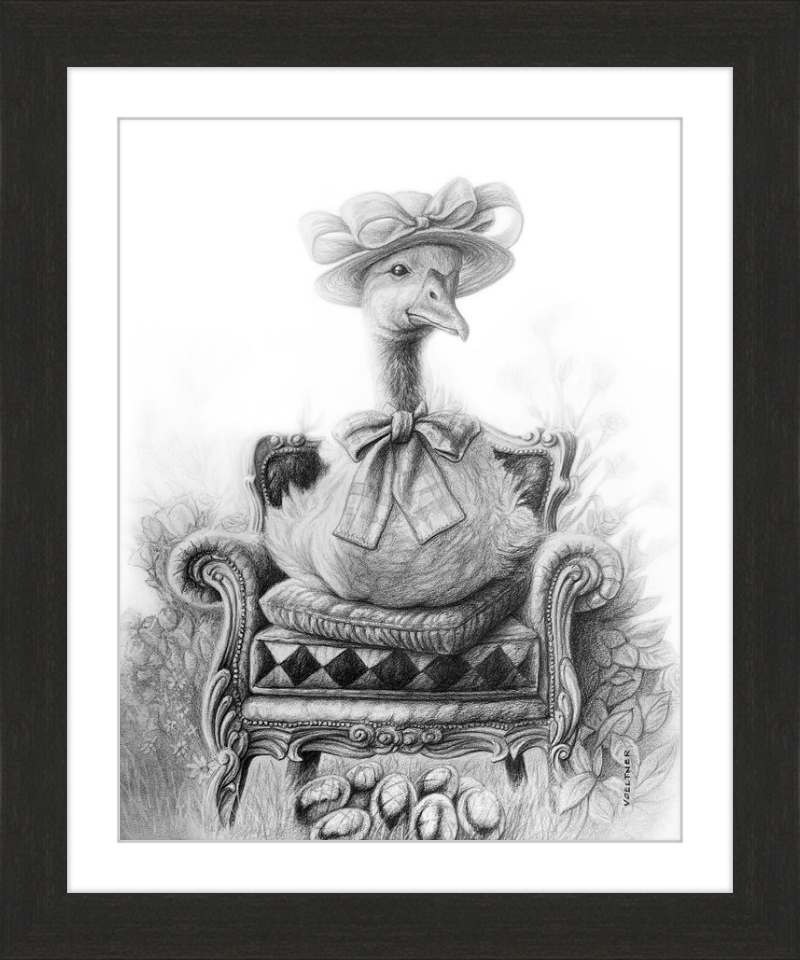 The Goose (Drawing) Art Print