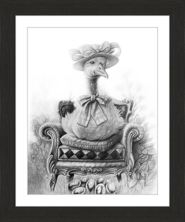 The Goose (Drawing) Art Print