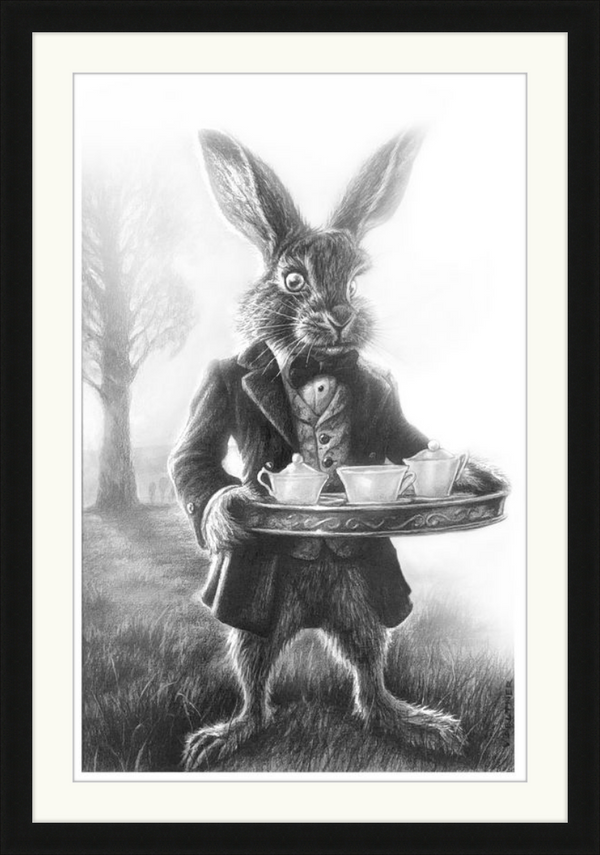 The March Hare (Drawing) Art Print