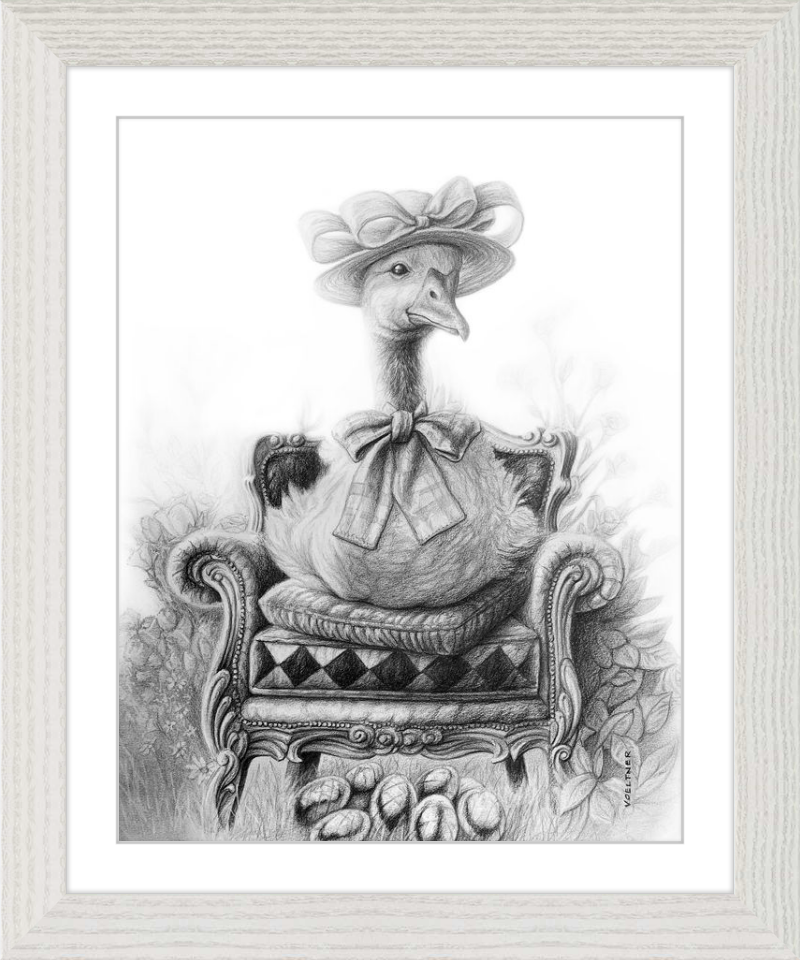 The Goose (Drawing) Art Print