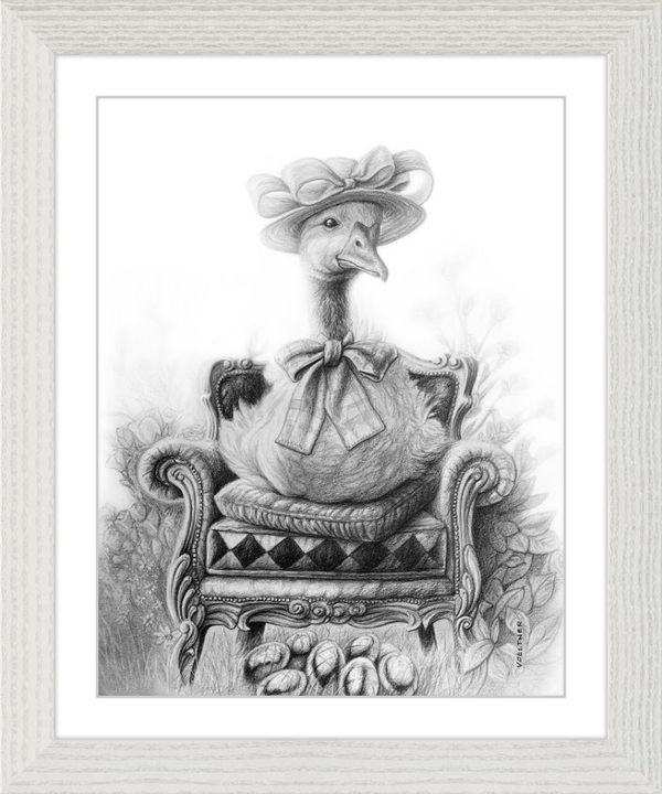 The Goose (Drawing) Art Print