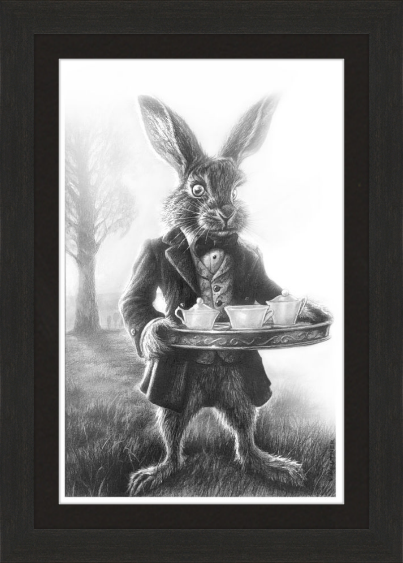 The March Hare (Drawing) Art Print