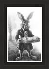 The March Hare (Drawing) Art Print