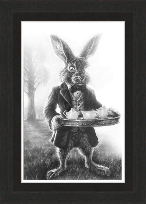 The March Hare (Drawing) Art Print