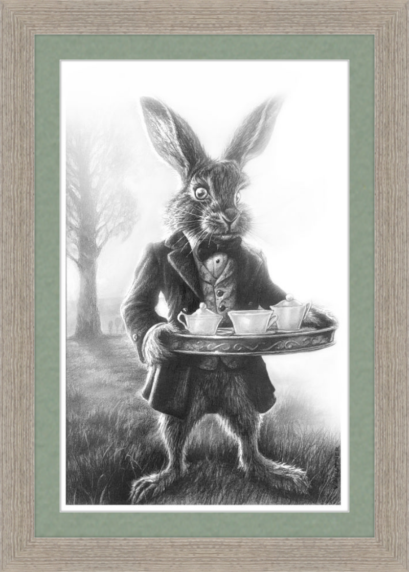The March Hare (Drawing) Art Print