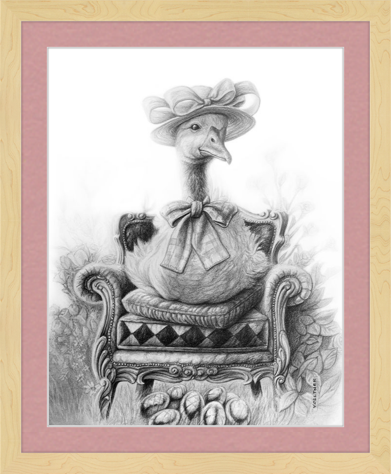 The Goose (Drawing) Art Print