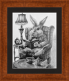 The White Rabbit (Drawing) Art Print