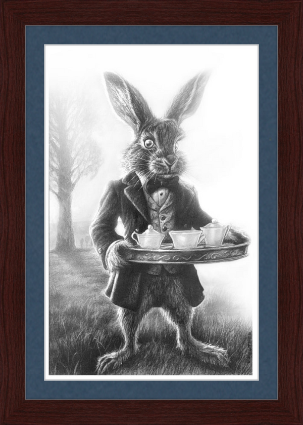 The March Hare (Drawing) Art Print