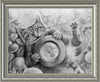 The Cheshire Cat (Drawing) Art Print