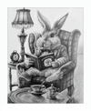 The White Rabbit (Drawing) Art Print