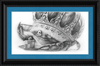 The Old Crab (Drawing) Art Print