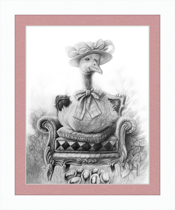 The Goose (Drawing) Art Print