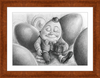 Humpty Dumpty (Drawing) Art Print