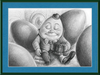 Humpty Dumpty (Drawing) Art Print