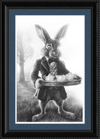 The March Hare (Drawing) Art Print