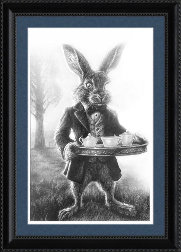 The March Hare (Drawing) Art Print