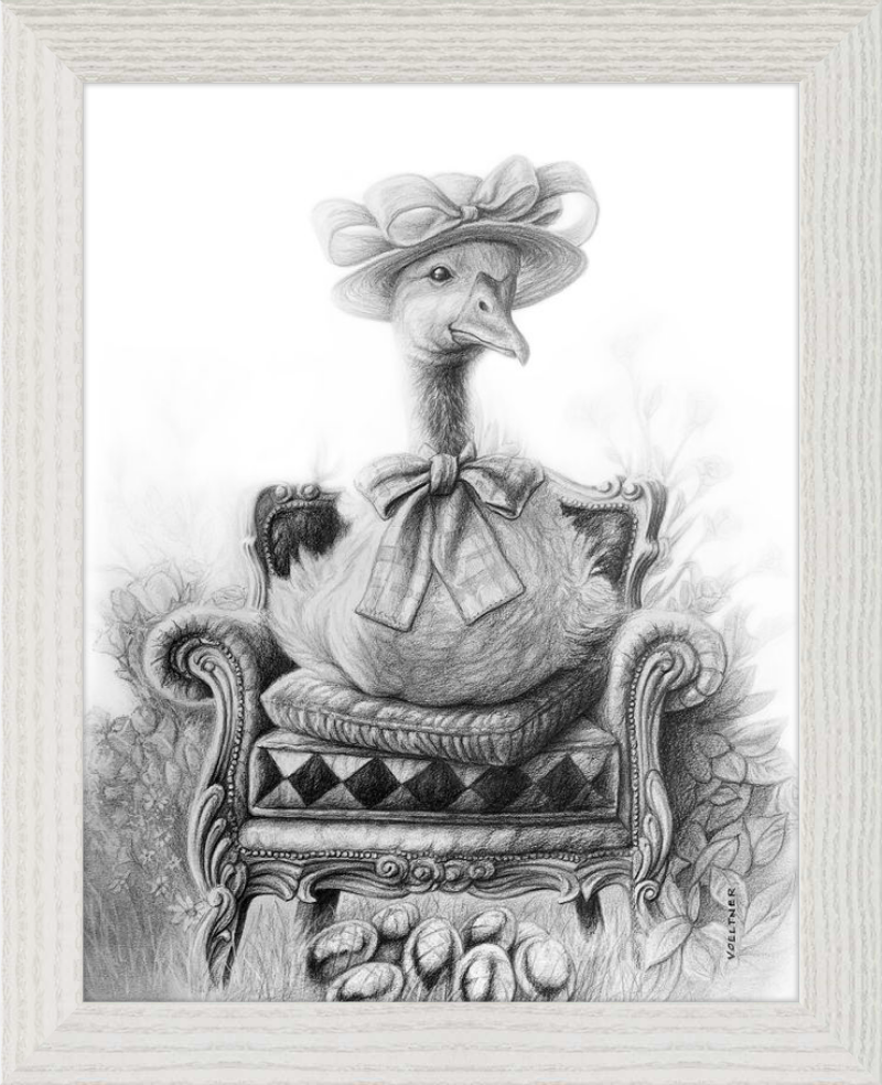 The Goose (Drawing) Art Print